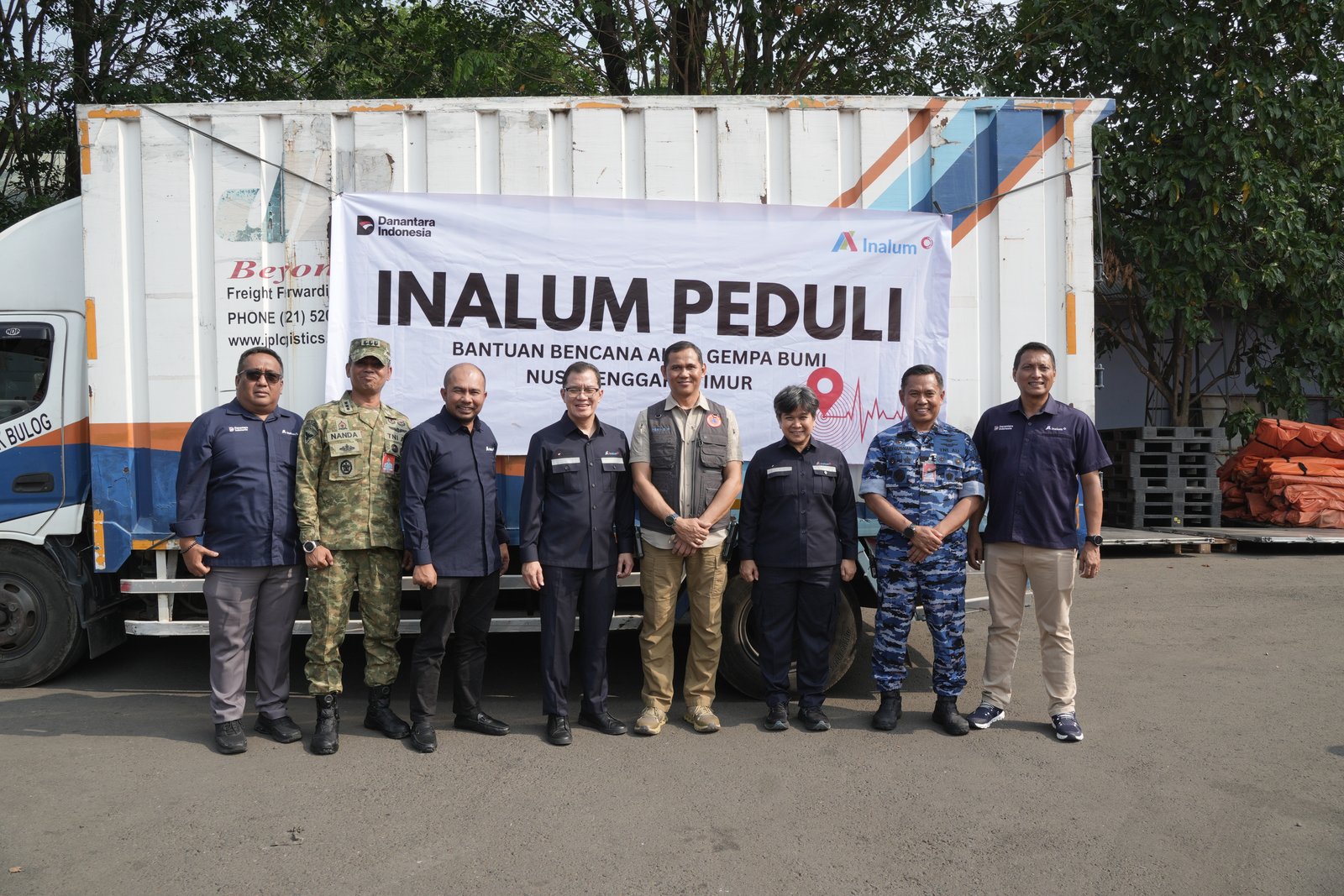 Inalum Kirim Bantuan & Relawan untuk Korban Gempa NTT